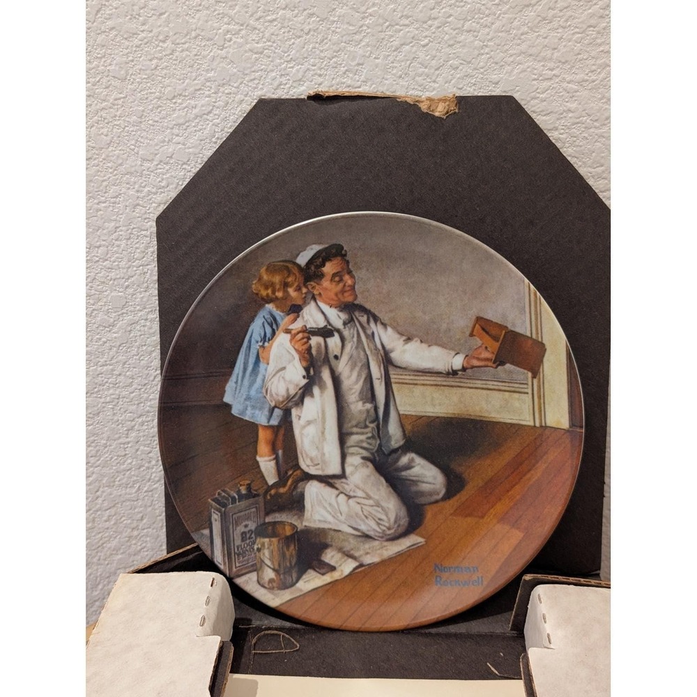 Norman Rockwell "The Painter" Heritage Collection COA